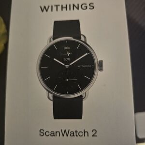 Withings ScanWatch 2 - Elegant Black Smartwatch